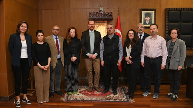 Uluslararası heyetten Başkan Güngör'e ziyaret