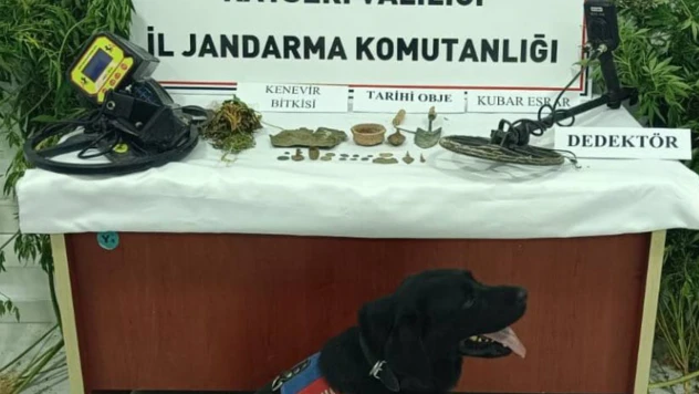 Uyuşturucu operasyonunda tarihi eser ele geçirildi