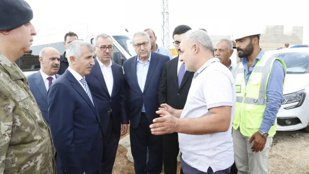 Vali Ünlüer, Pazarcık'ta yatırımları inceledi