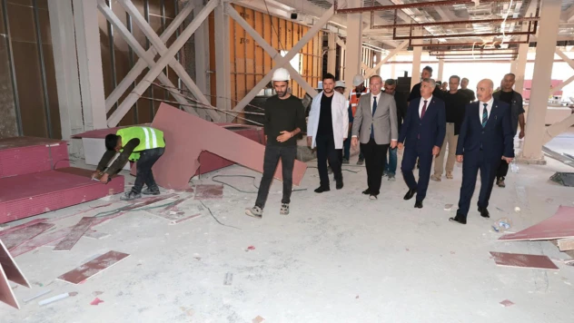 Vali Ünlüer Türkoğlu'ndaki çalışmaları yerinde inceledi