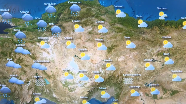 Yağışlar yurdun büyük bir bölümünü terk ediyor