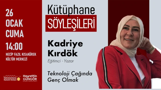 Yazar Kırdök, teknoloji çağında genç olmayı anlatacak
