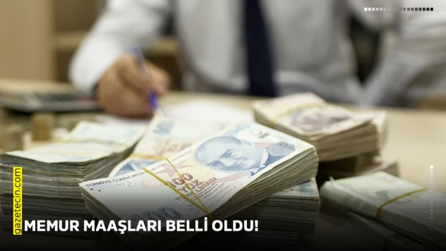 Zamlı memur maaşları belli oldu