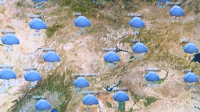 Yağışlı hava hafta sonu da devam edecek