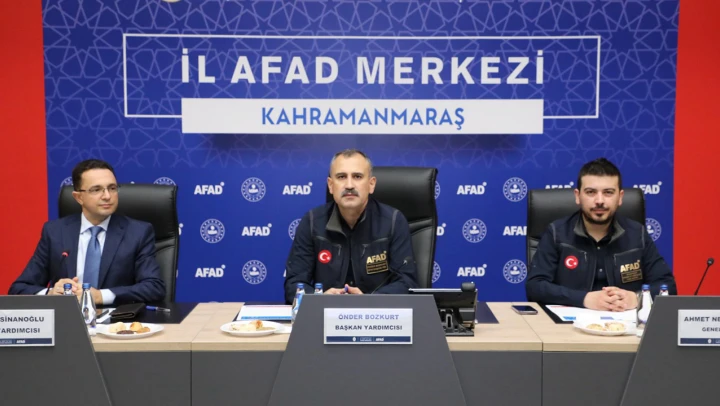 Kahramanmaraş'ta AFAD Koordinasyon Toplantısı gerçekleşti