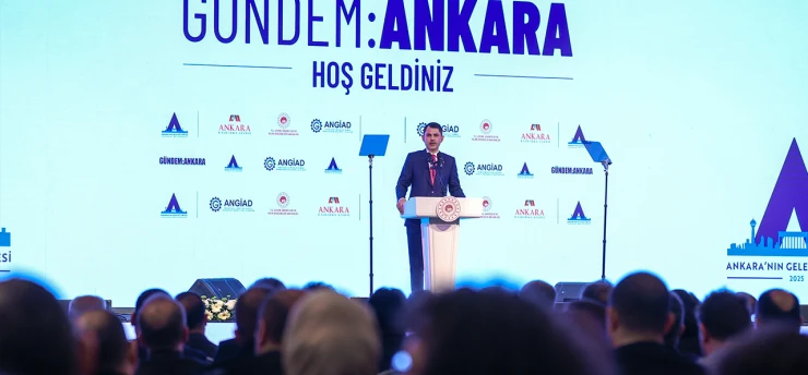 Bakan Kurum, Ankara'nın Geleceği Zirvesi'nde konuştu