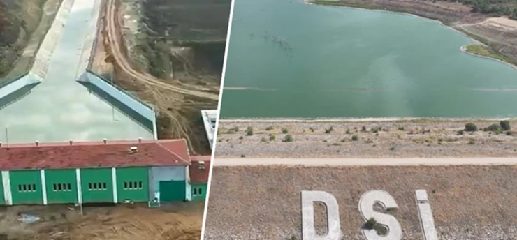 Çakmak Barajı'na su aktarımı başladı