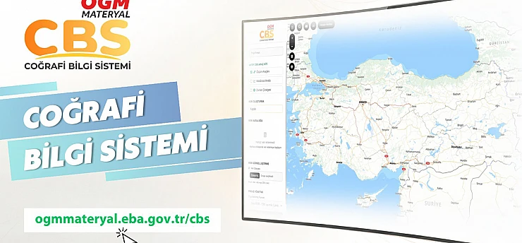 OGM Materyal CBS Platformuyla harita ve veri tabanlı öğrenme dönemi