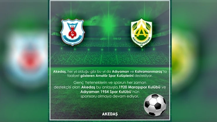 AKEDAŞ'tan Amatör Sporlara Destek!