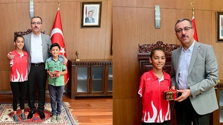 Avrupa İkincisinden Güngör'e ziyaret!