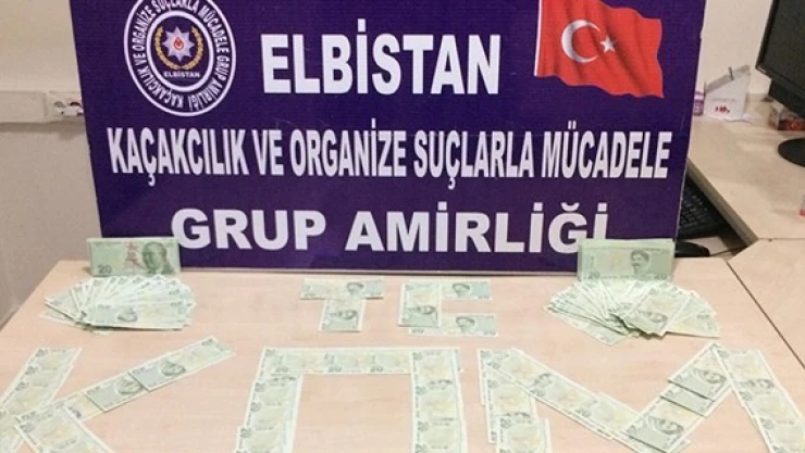 Elbistan'da sahte para operasyonu!
