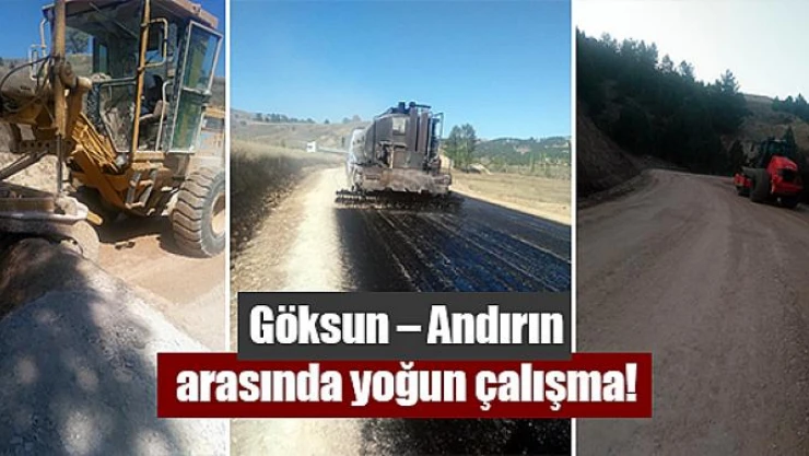 Göksun – Andırın arasında yoğun çalışma!