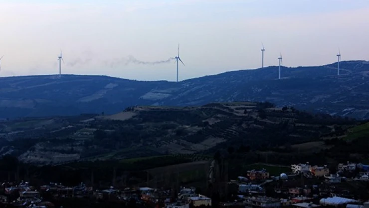 Rüzgar türbininde yangın çıktı!