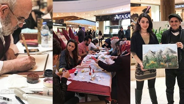 Kadınlar hünerlerini Piazza'da konuşturdu!