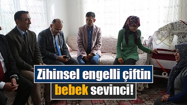 Zihinsel engelli çiftin bebek sevinci!