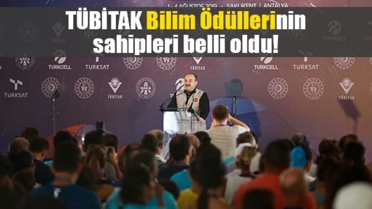 TÜBİTAK Bilim Ödüllerinin sahipleri belli oldu!