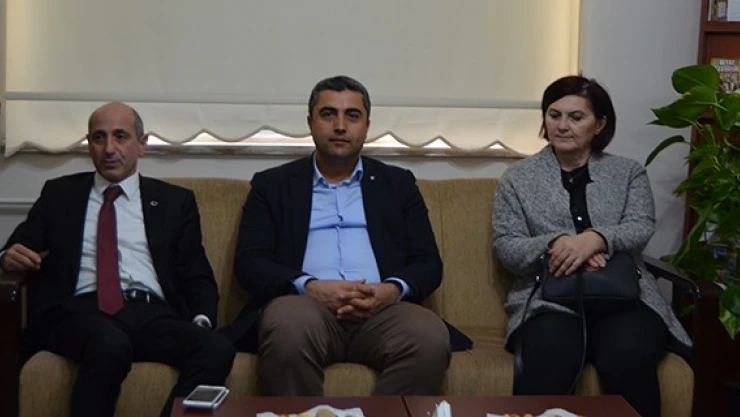 Öztunç, Ziraat Mühendisleri Odasını ziyaret etti!