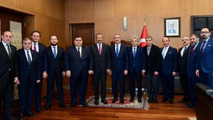 KMTSO'dan belediye başkanlarına 'hayırlı olsun' ziyareti!