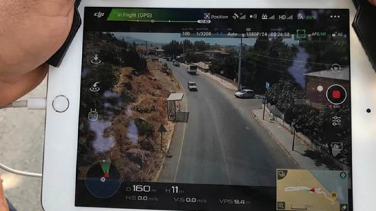 Jandarmadan 'drone' ile trafik denetimi!