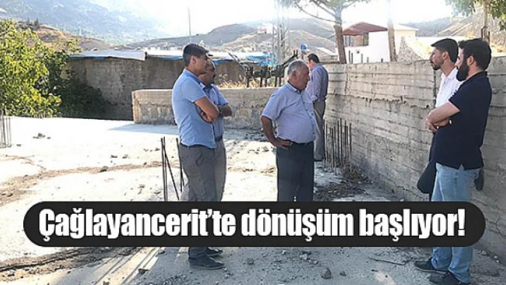 Çağlayancerit'te dönüşüm başlıyor