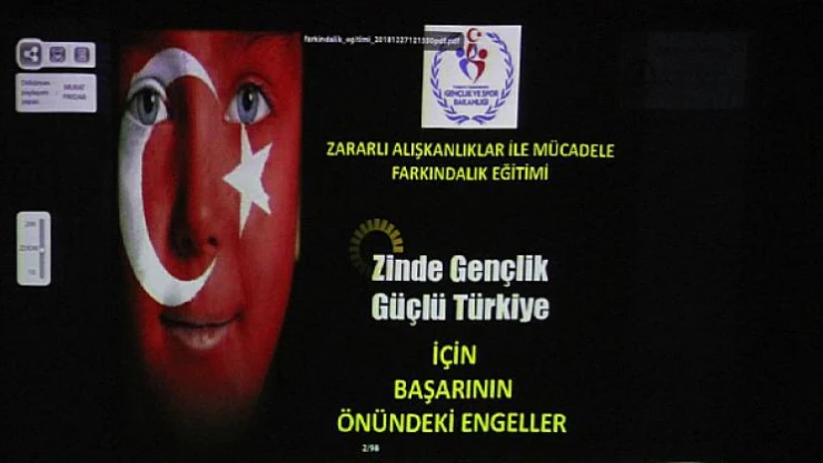 Gençlik ve Spor İl Müdürlüğü personelleri farkındalık eğitimine katıldı!