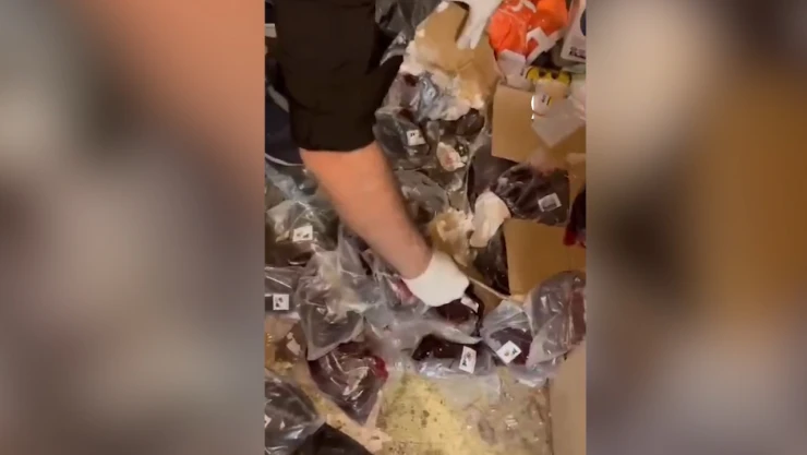 1 ton 798 kilogram kaçak nargile tütünü ele geçirildi