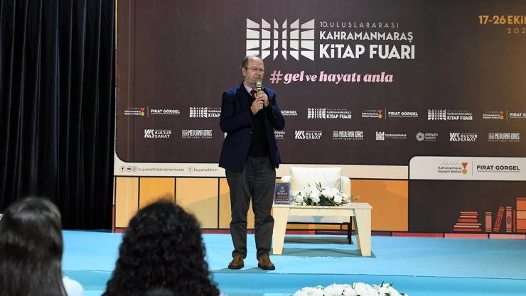 10'uncu Uluslararası Kahramanmaraş Kitap Fuarı, söyleşisiyle noktalandı