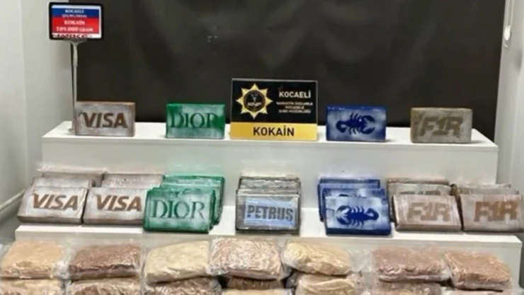 109 kg kokain ele geçirildi