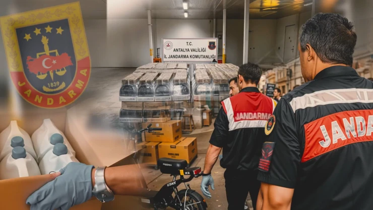 119 bin 500 litre sahte alkol ele geçirildi