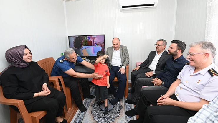 15 Temmuz Gazisi Serkan Yeşilay'a ziyaret