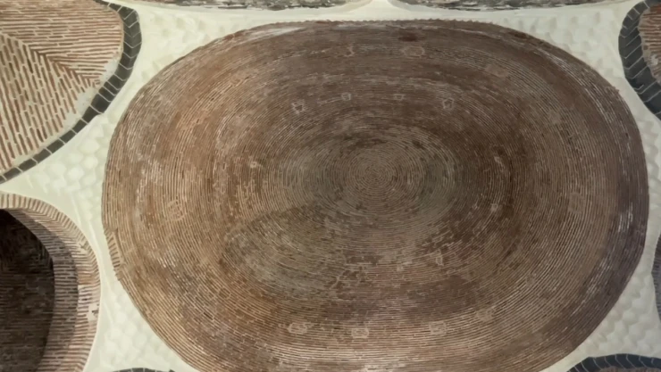 1800 yıllık kilise, parmak izi görünümlü kubbeyi görmek isteyen 35 bin kişiyi ağırladı