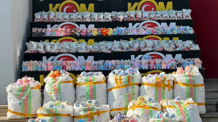 2 bin 605 gümrük kaçağı oyuncak ele geçirildi