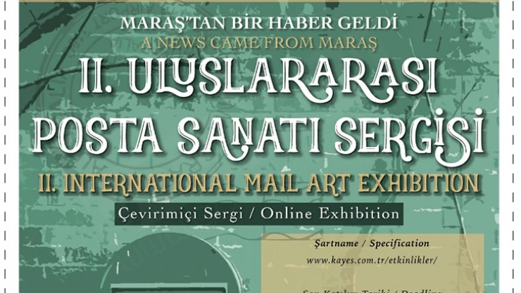 2. uluslararası çevrimiçi posta sanatı sergisi