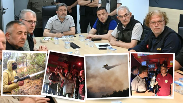 22'si ormanlık, 32'si orman dışı alan olmak üzere 54 yangına müdahale edildi