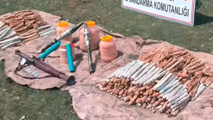 32 Mağara ve sığınak imha edildi