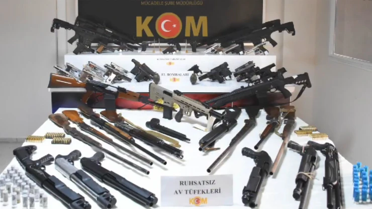 35 ilde silah kaçakçılarına ağır darbe