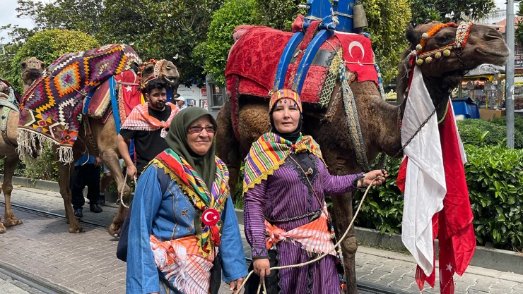 4'üncü Uluslararası Yörük Türkmen Festivali, göç yürüyüşüyle başladı
