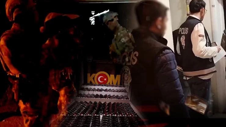 41 ilde silah ve mühimmat kaçakçılığına darbe