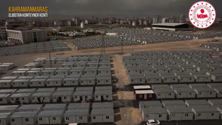 414 Konteyner kentte 691 bin depremzede ağırlanıyor