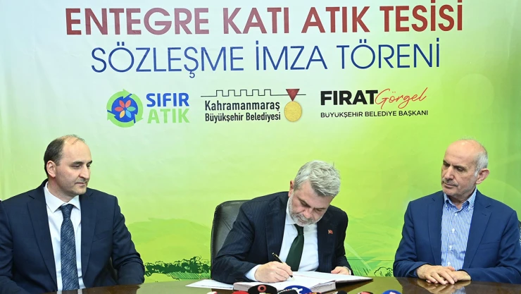635 milyon TL'lik Entegre Katık Atık Tesisi için imzalar atıldı