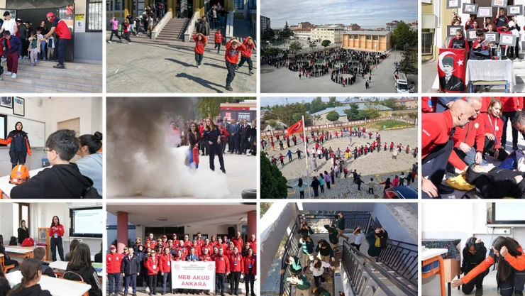 81 ilde tüm okullarda eş zamanlı tatbikat