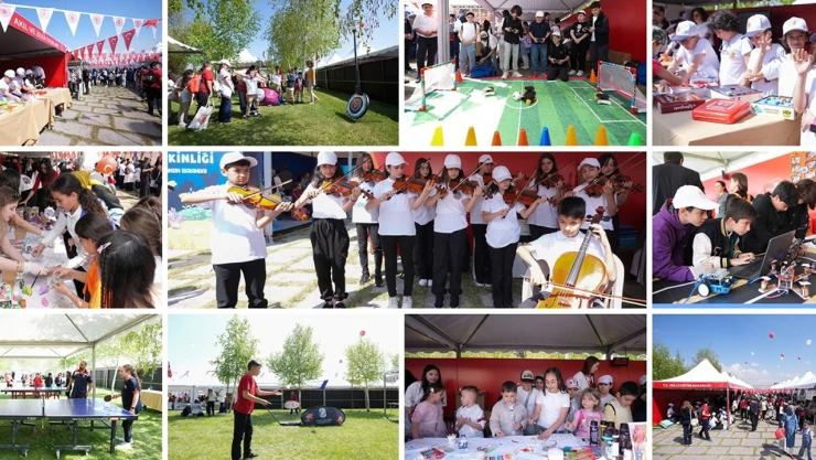 81 ilden gelen öğrencilerin 23 Nisan coşkusu başladı