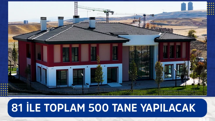 81 ile toplam 500 tane yapılacak