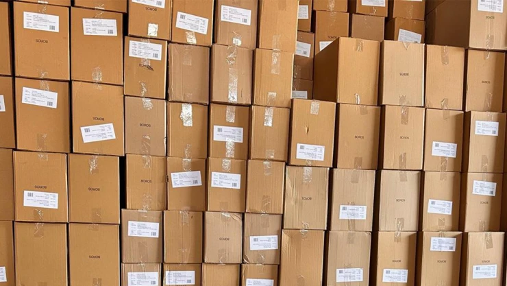 9 milyon 170 bin makaron ele geçirildi