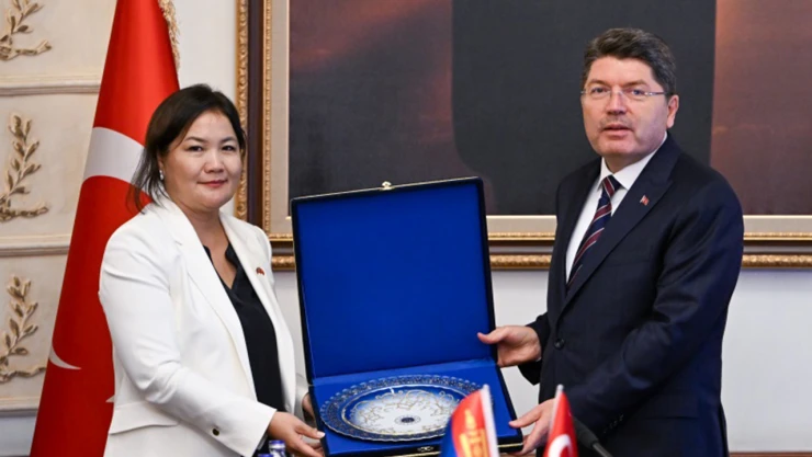 Adalet Bakanı Tunç, Moğolistan Adalet Akademisi Başkanını kabul etti