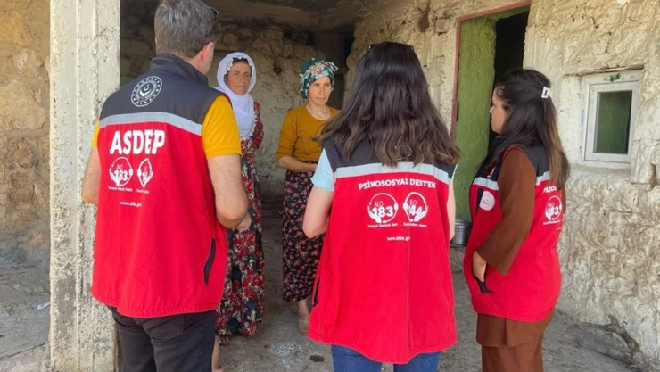 Afetlerin ardından 129 binden fazla kişiye psikososyal destek sağlandı