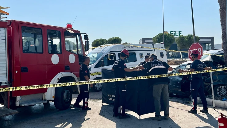 Ağaca çarpan otomobilin sürücüsü öldü