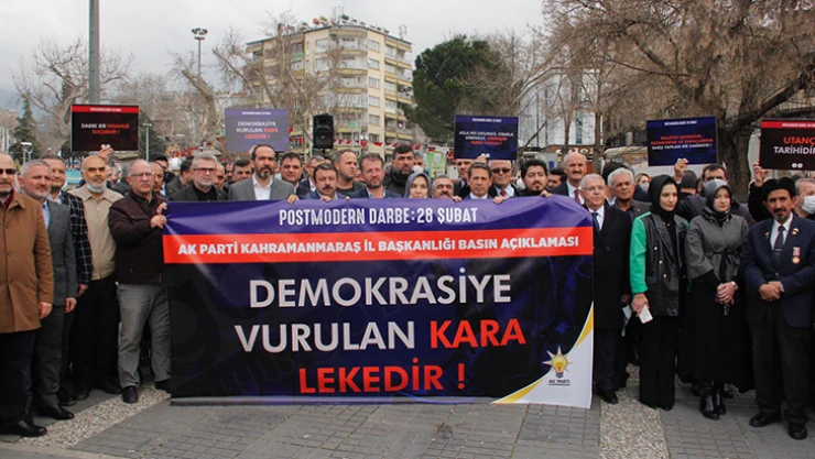 AK Parti Kahramanmaraş İl Başkanlığı'ndan 28 Şubat açıklaması