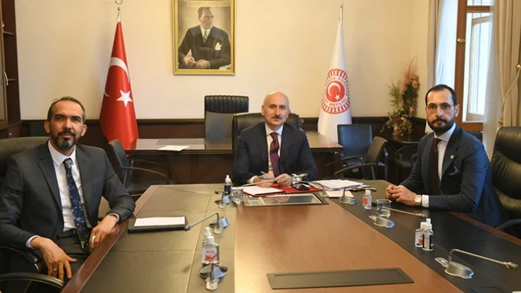 AK Parti Milletvekilleri, Kahramanmaraş için Ulaştırma ve Altyapı Bakanı ile görüştü