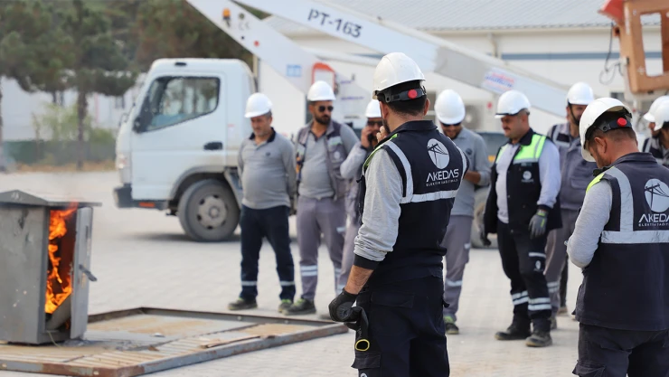 AKEDAŞ acil durumlar içim tatbikat yaptı